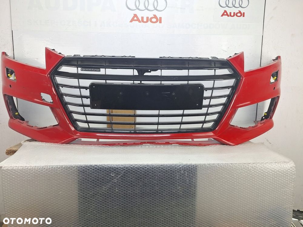ZDERZAK AUDI TT TTS S-LINE 8S 8S0 2014-2018 OE ASO ORYGINAŁ GRILL ATRAPA - 1