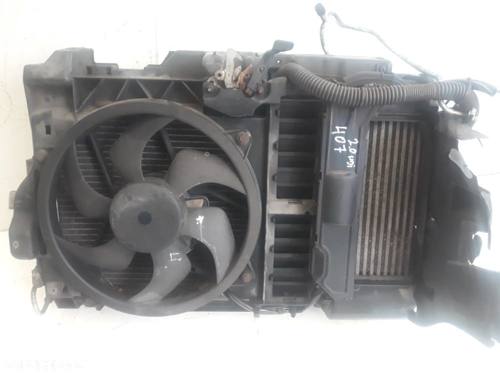 CHŁODNICA PAS PRZEDNI PEUGEOT 407  2,0 HDI 2005r - 2