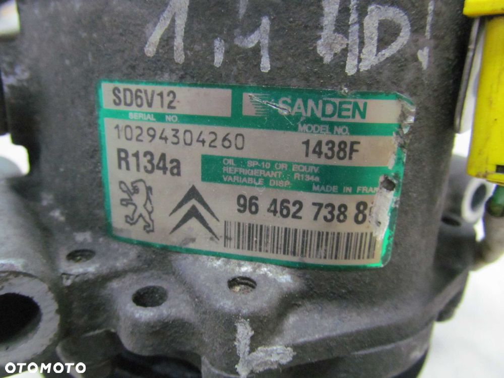 PEUGEOT CITROEN 2.0 HDI SPREZARKA KLIMATYZACJI 1438F 9646273880 - 6