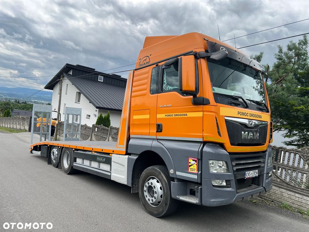 MAN TGX 26.500 | XLX | Euro 6 | 6x2 | INDIVIDUAL | Skrętna Oś | Nowa Zabudowa | Rampy Hydrauliczne | Autolaweta 8,20m | Pomoc Drogowa | Najazd | z Niemiec | STAN PERFEKCYJNY | Tylko 587 tys km | - 15