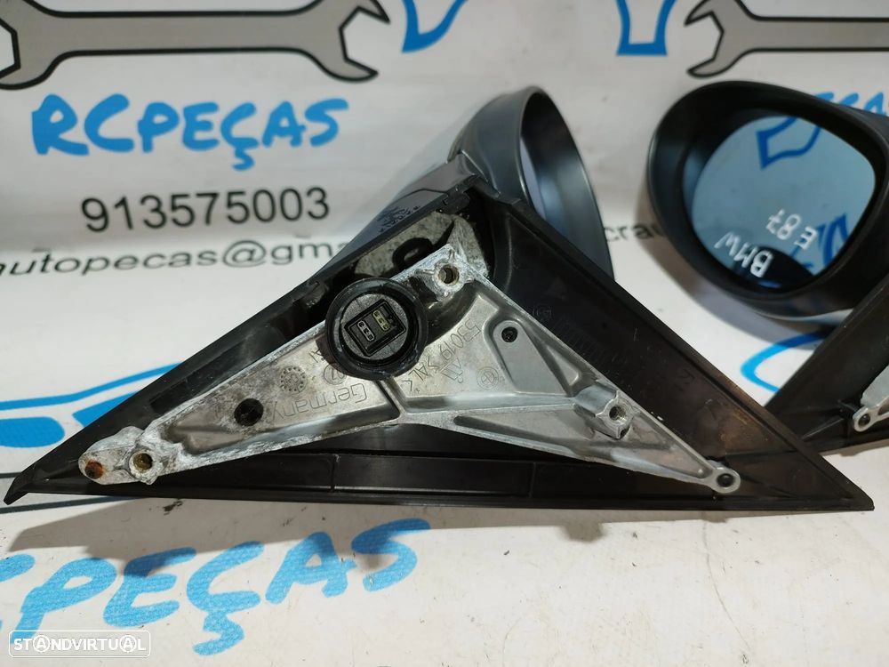 ESPELHO RETROVISOR ESQUERDO DIREITO BMW SERIE 1 E87 51167268124 7268124 51167268123 7268123 ELETRICO AQUECIDO ESPELHOS RETROVISORES - 10