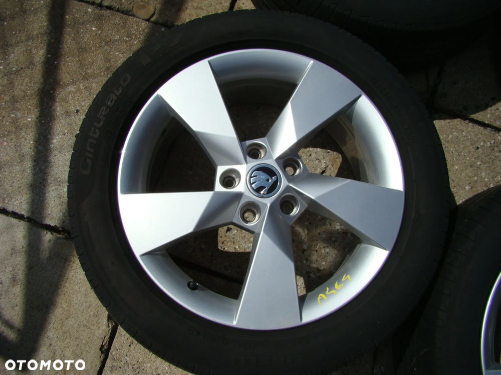 a464 5x112 Skoda Octavia Karoq Superb Yeti 7Jx17 opony lato 225/50 - 3