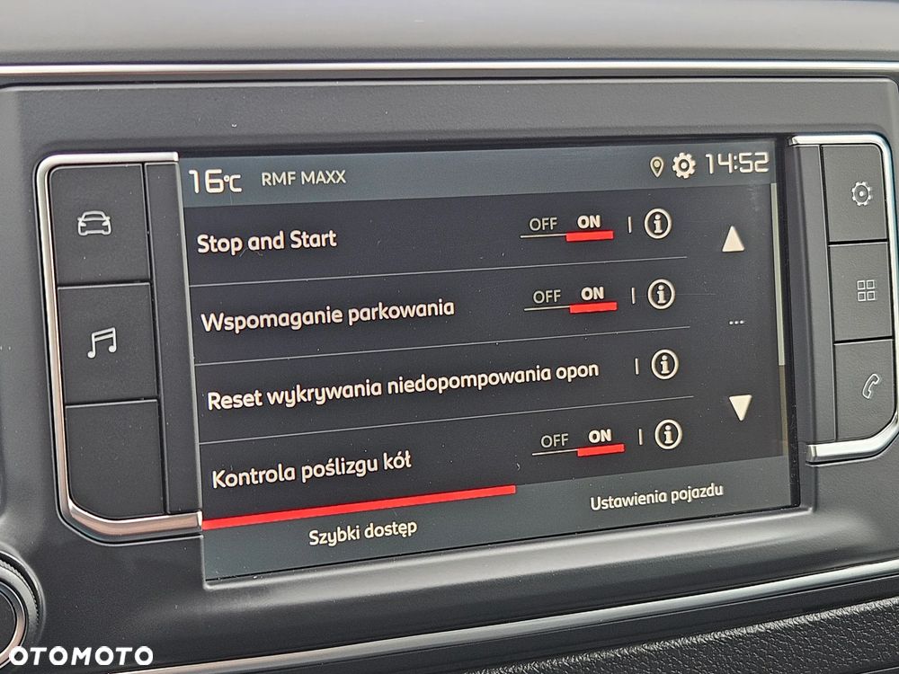 Fiat SCUDO Extra Long Brygad. 6os 2x boczne drzwi Składana przegroda SalonPL FV23% - 30