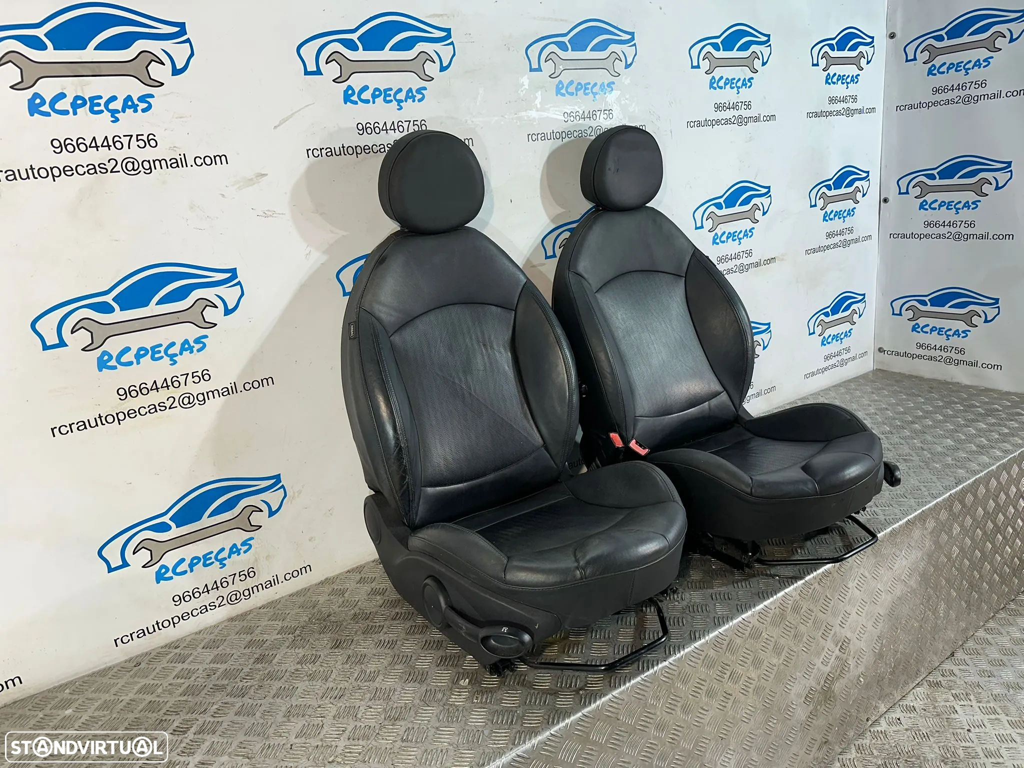 .Conjunto Bancos Pele Perfurada Mini Cooper S One R55 Clubman R56 2006 - 2013 - 9