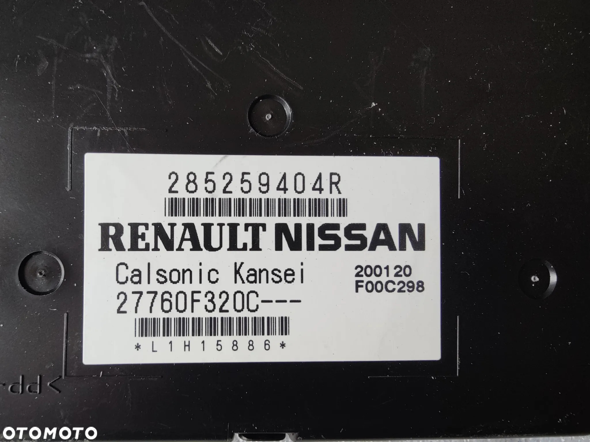 RENAULT ZOE II MODUŁ STEROWNIK KLIMATYZACJI 285259404R - 4