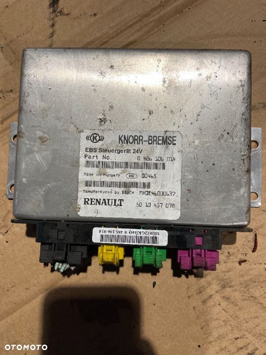 Sterownik EBS Renault Magnum 5010457078 BOSCH