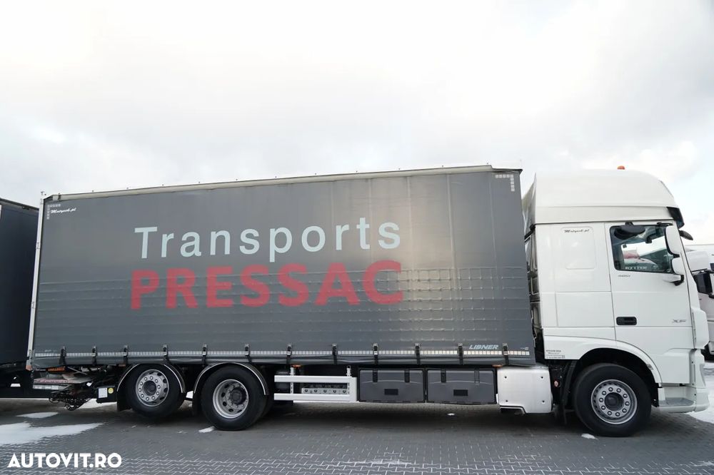 DAF XF 480 / COMBINAȚIE TANDEM / 120 M3 / DRIVE-THROUGH / PUNTE RIDICATĂ / PUNTE DE DIRECȚIE / PLATĂ PENTRU ȘI ȘI PLĂȚI / DHOLLANDIA LIFT / I-PARK COOL / + LECITRAILER / PUNȚI SAF - 14