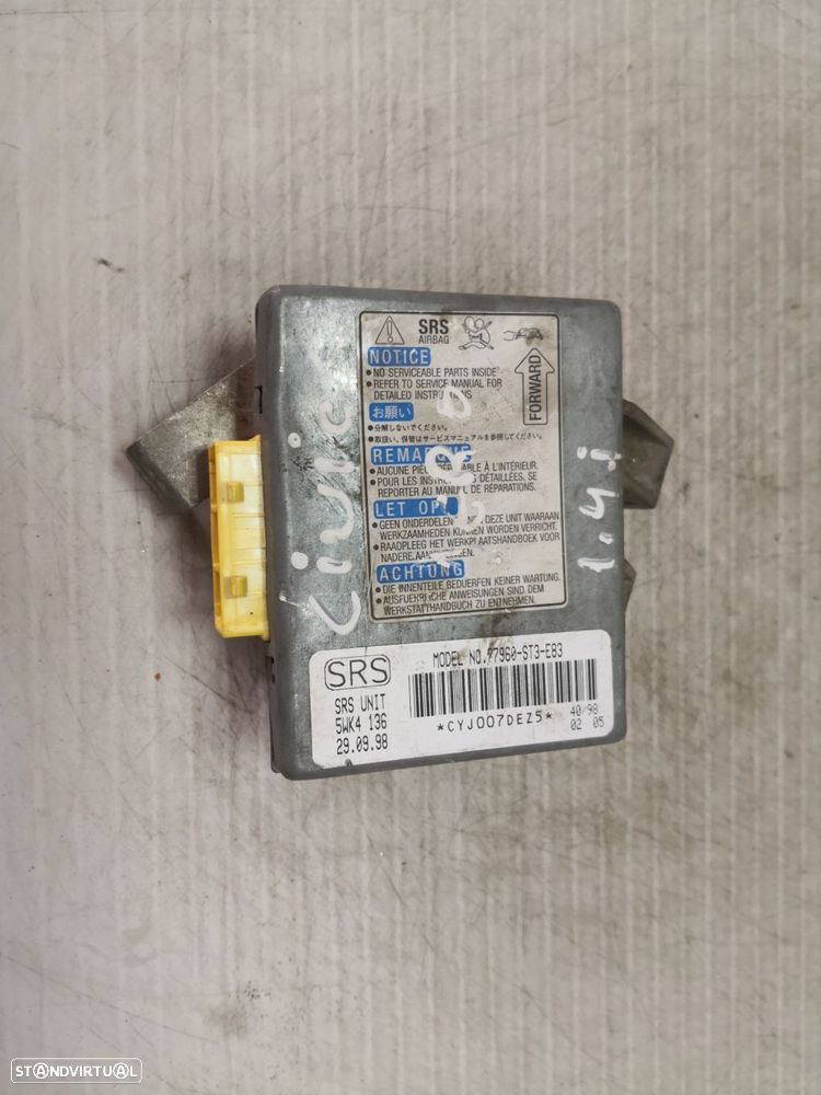 Centralina De Airbags Honda Civic Vi Aerodeck (Mb, Mc) - 3