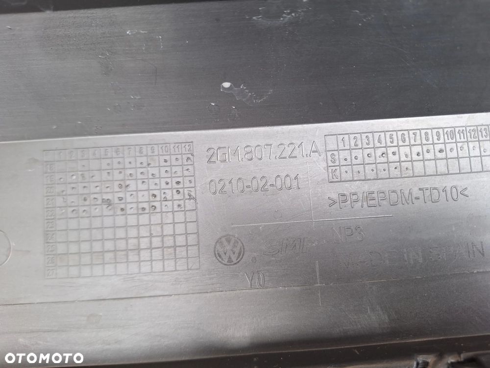 VW T-Cross 2GM 18-23 NIE KLEJONY! B.ŁADNY KOLOR: C9X / LC9X ZDERZAK PRZÓD PRZEDNI ORYG. VW 2GM807221A WYSYŁKA 24H - 14