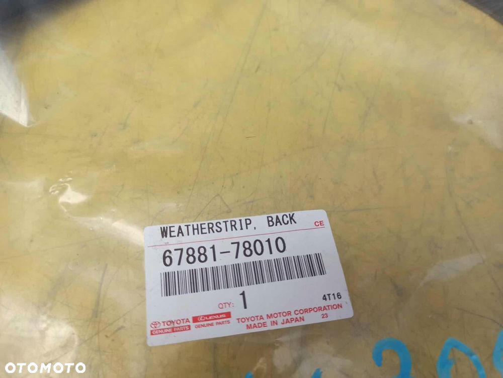 LEXUS NX300H NX USZCZELKA DRZWI LEWY TYŁ 67881-78010 - 2