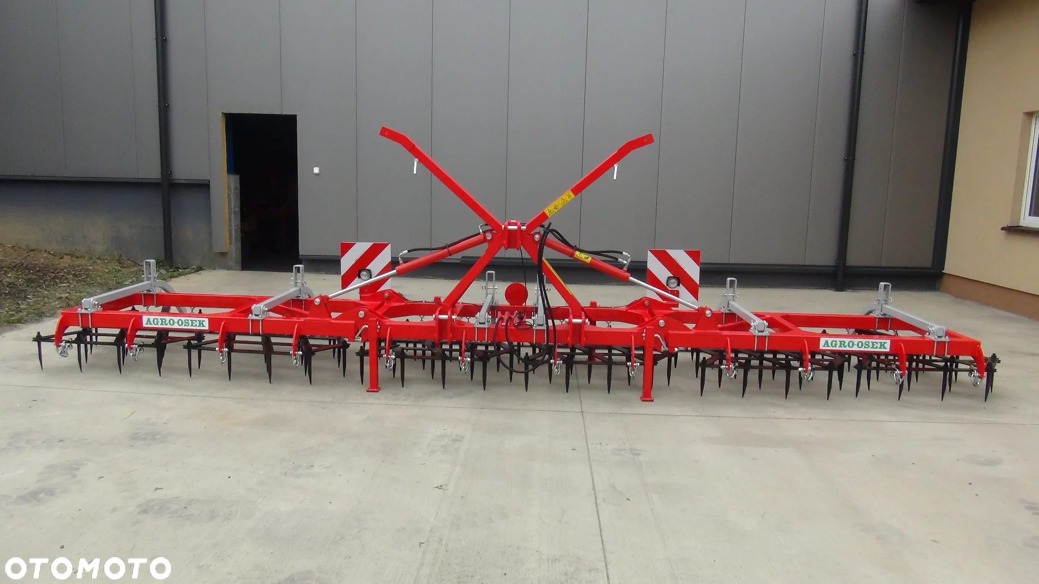 AGRO-OSEK Brony polowe składane hydraulicznie 8,4m z włóką - 6