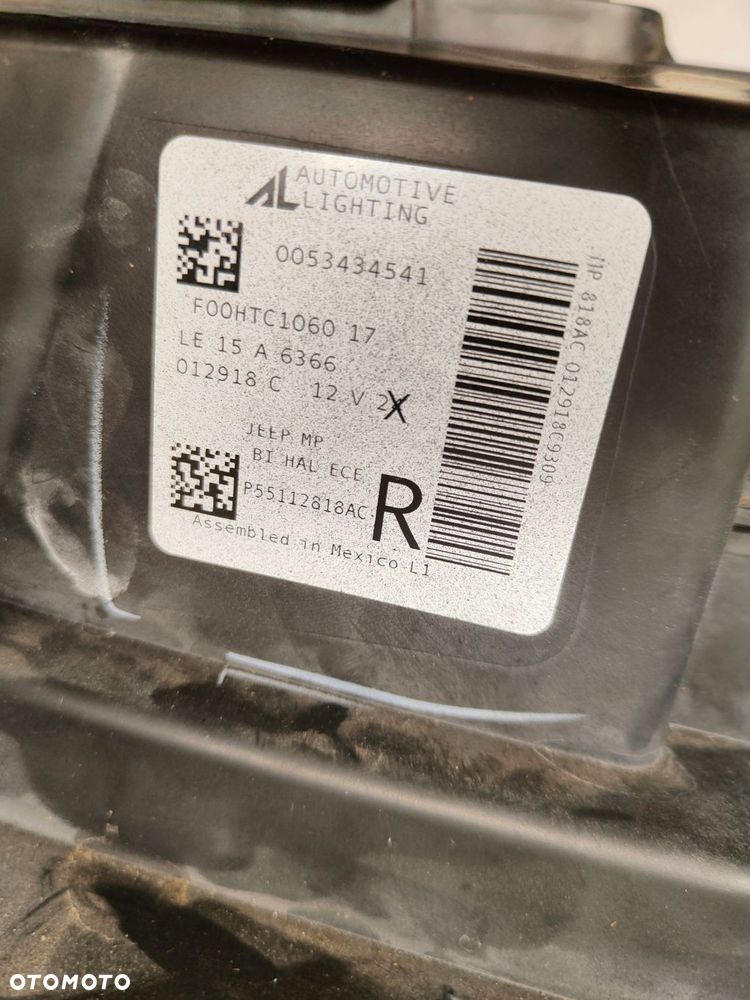 jeep compass ii zw komplet lamp przednich p55112818ac, p55112819ac - 6