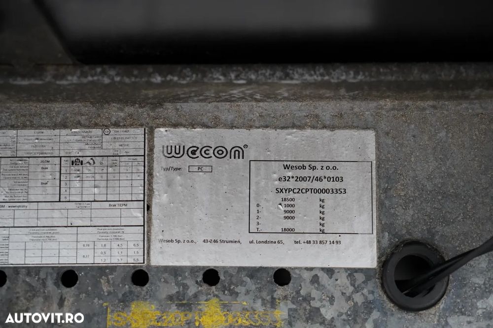 DAF XF 480 / COMBINAȚIE TANDEM / SSC / PUNTE RIDICATĂ / REMORCA WECON / SAF / - 39