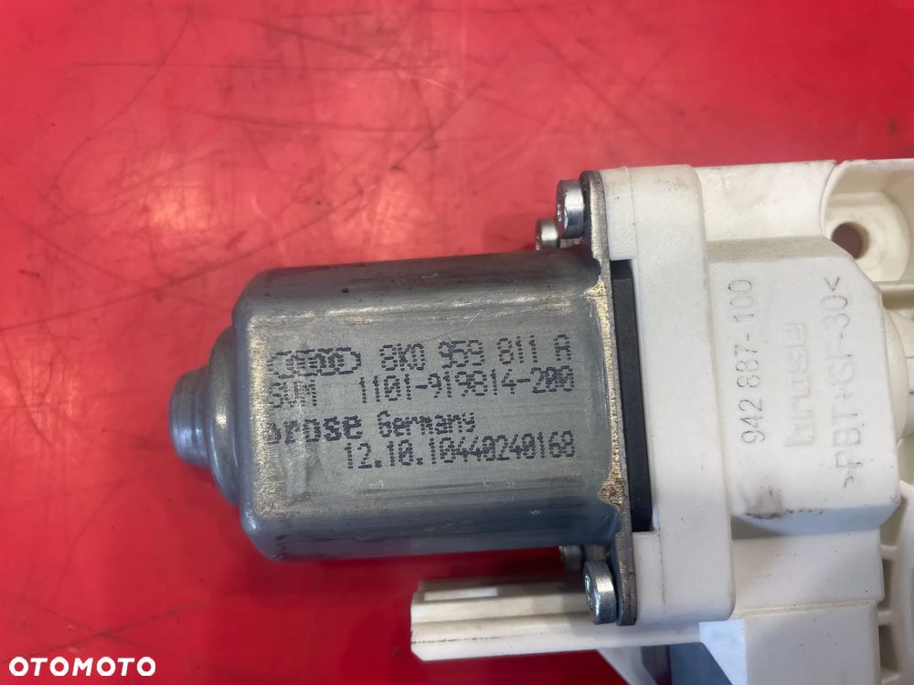 Silniczek szyby lewy tył Skoda Superb 2 8K0959811A - 4