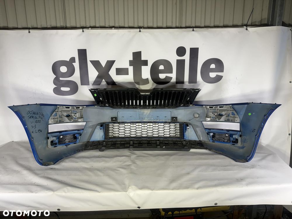 Skoda Octavia III RS Zderzak Przód Przedni LF5W 12-16 PDC Sprysk 5E0807221F - 7