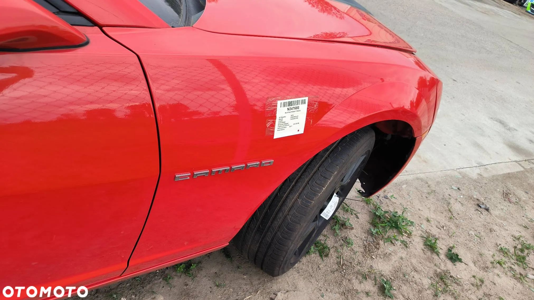 Błotnik przedni prawy/lewy Chevrolet Camaro Coupe RS 3.6 V6 2011 - 1