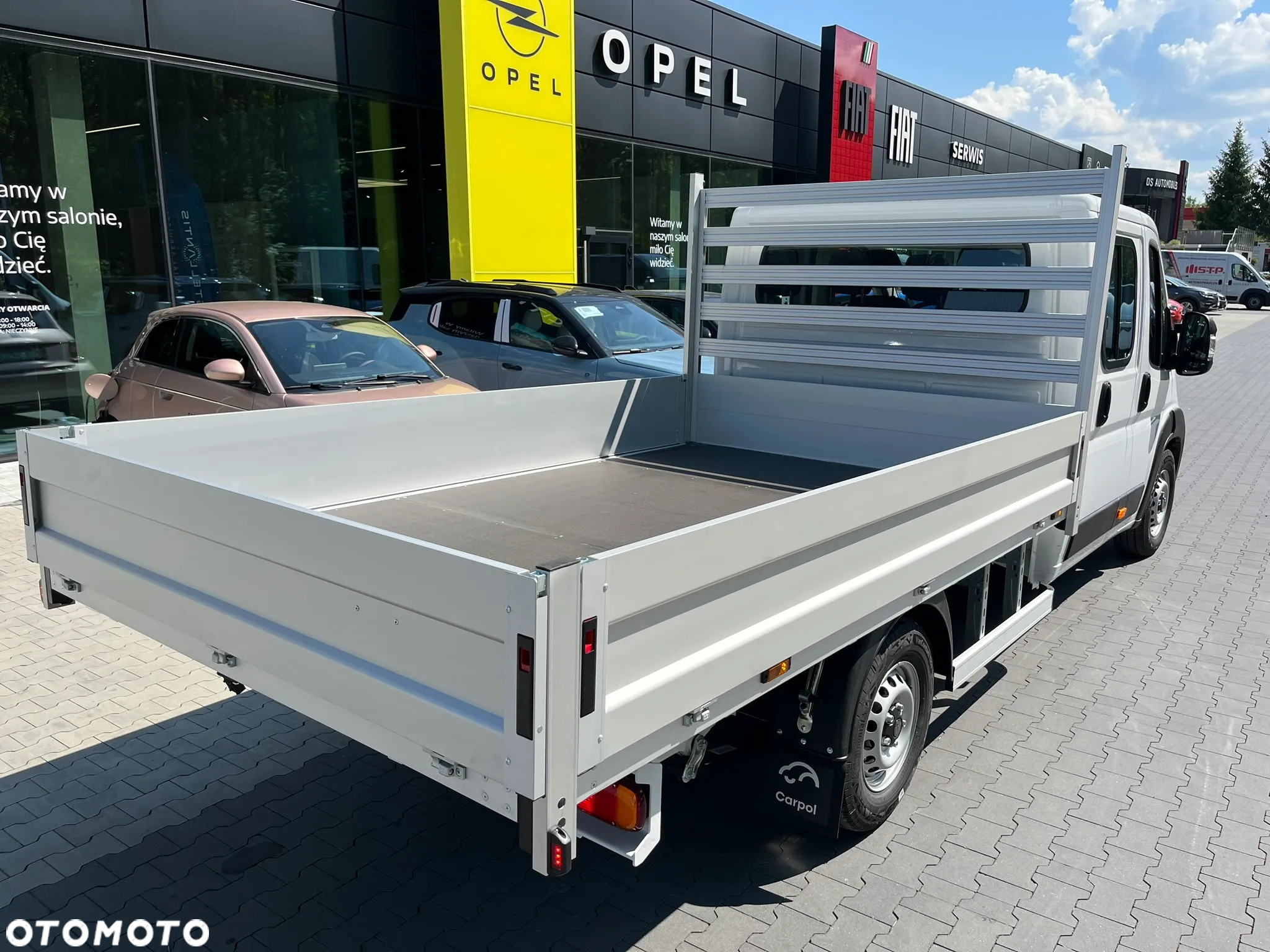 Peugeot Boxer Doka Podwójna Kabina| Skrzynia| 6 PALET|140KM MT6| Euro 6E |DMC 3.5t - 8