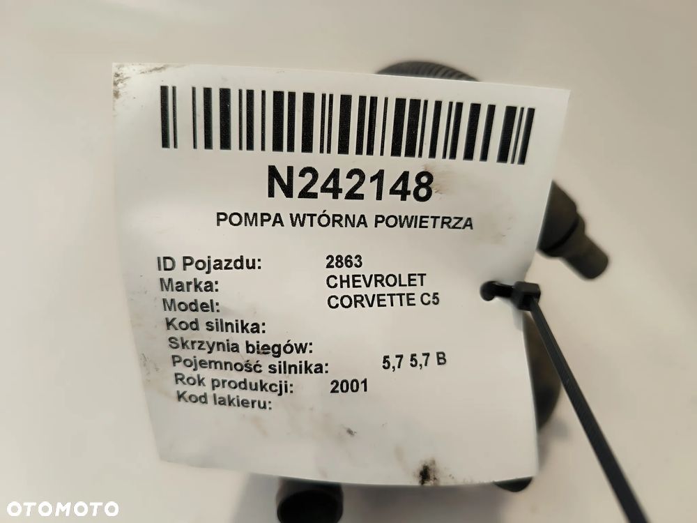 Pompa powietrza wtórnego  Corvette Corvette C5 2001r. - 3