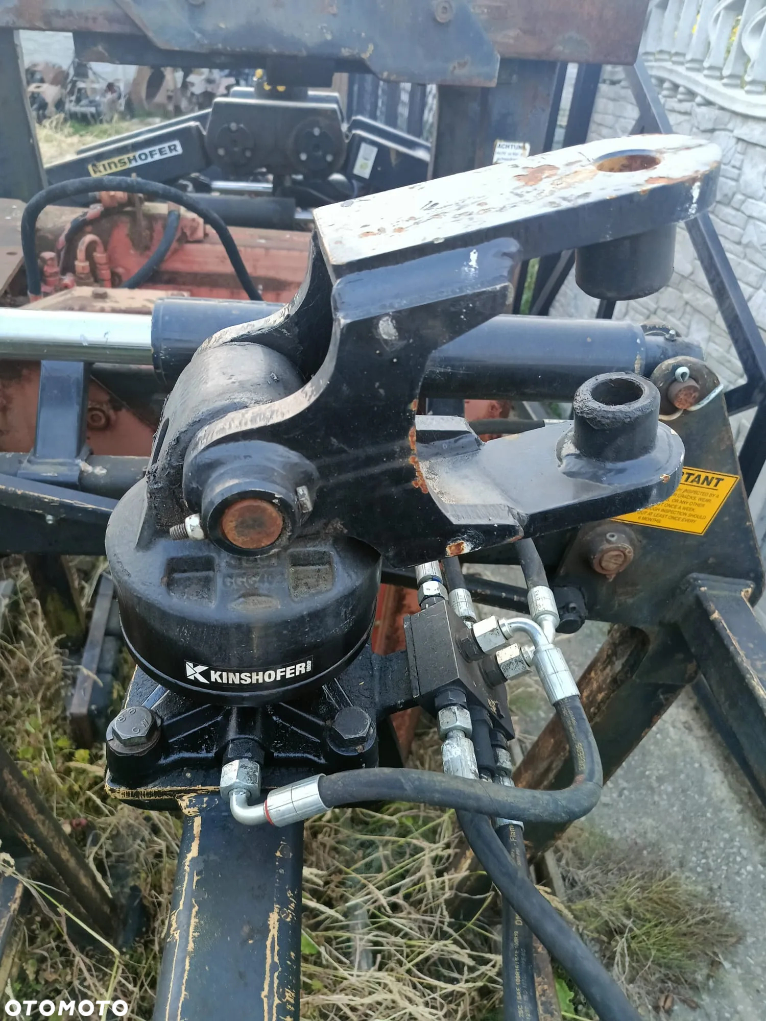 Rotator KINSHOFER 4500 kg hds dźwig żuraw koparka chwytak do drewna - 2
