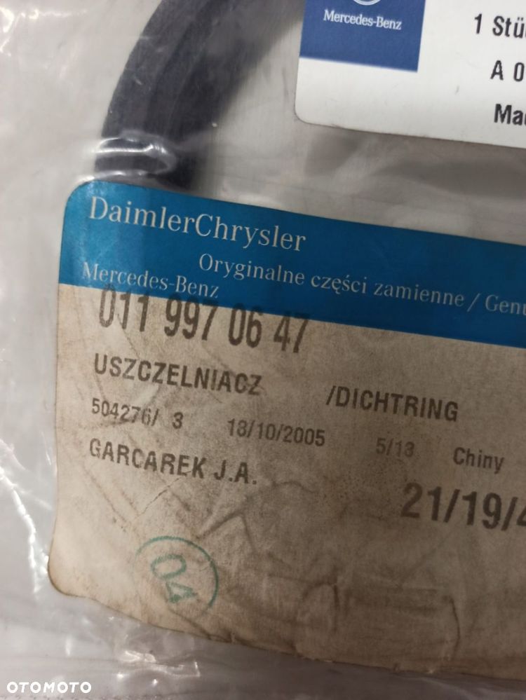 USZCZELNIACZ POKRYWY WAŁU MERCEDES T1 KACZKA MB100 A0119970647 ASO ORG - 3