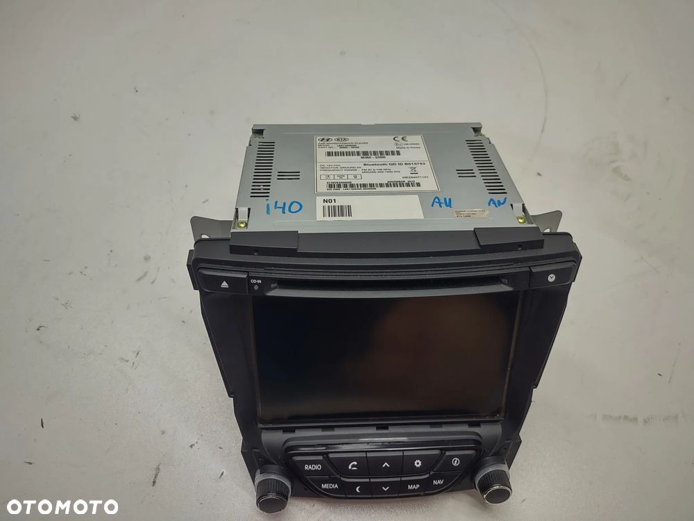 RADIO NAWIGACJA CD BLUETOOTH 96560-3Z000 HYUNDAI I40 2011-2014r. ORYGINAŁ - 6