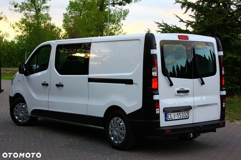 Renault TRAFIC 2.0 DCI 140KM 6 OSÓB BRYGADÓWKA LONG L2H1 FV23% - 5