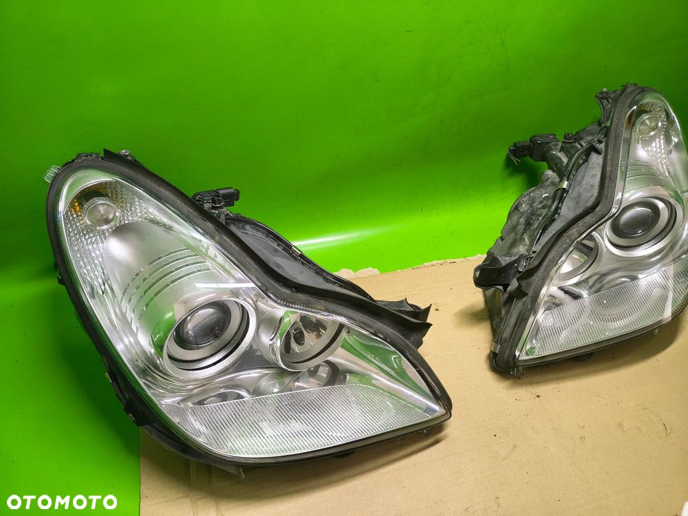 Lampy w219 H7 Europa CLS Mercedes radom - 2