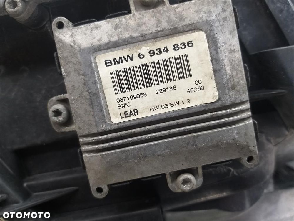 Reflektor lampa przód prawa BMW 5 E60 E61 12872400 SKRĘTNA PRZETWORNICA - 5