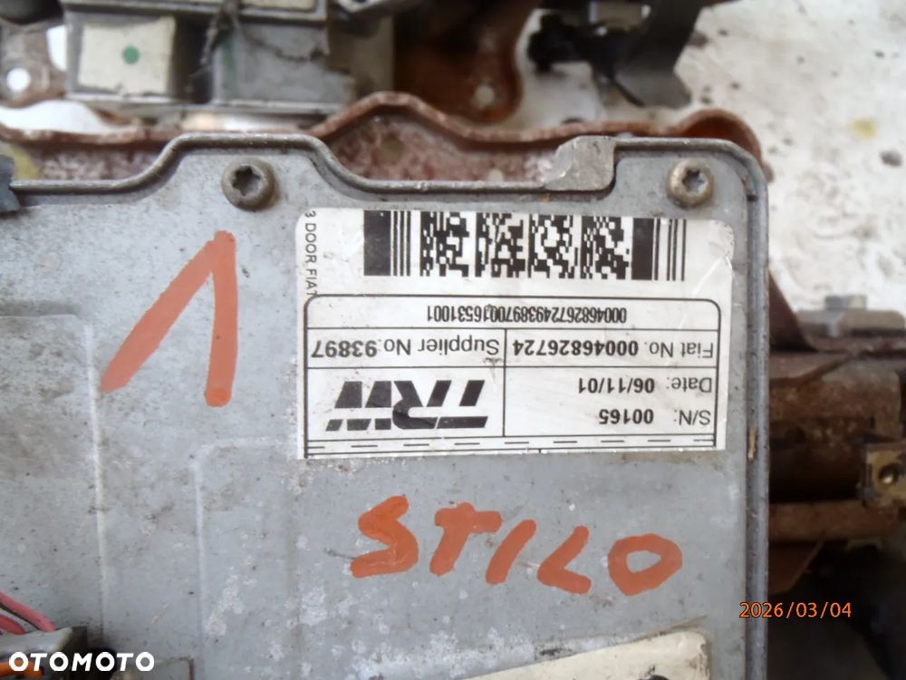 wspomaganie city silniczek wspomagania czujnik skrętu fiat 500 stilo bravo II idea musa - 11