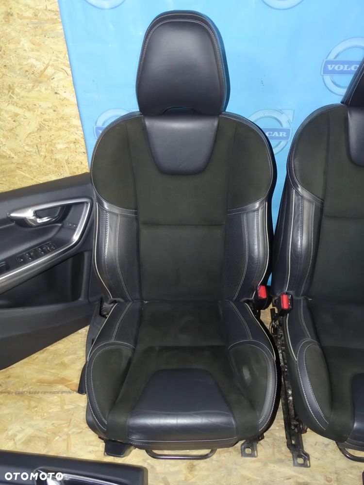FOTELE TAPICERKA VOLVO V60 2010-2016 EUROPA SKÓR ALCANTARA - 3