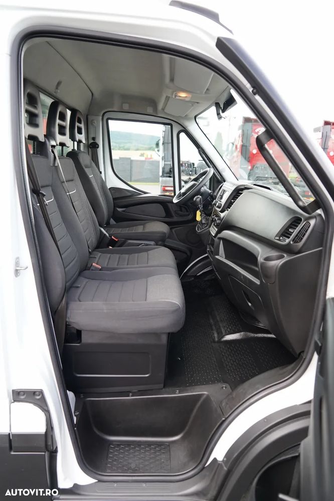 Iveco DAILY 35- 160 / KONTENER 4,3 M / WINDA DHOLLANDIA 750 KG / BLIŹNIAK / 3 MIEJSCA / SPROWADZONY / EURO 6 - 32