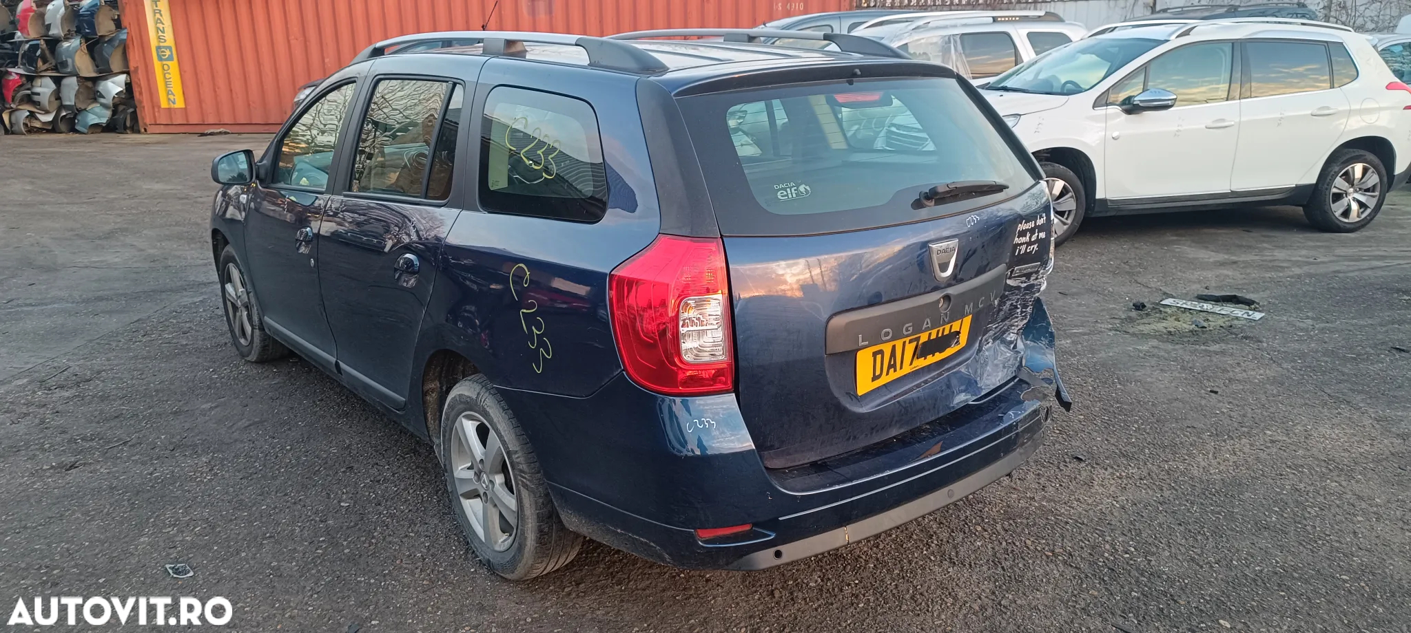 Dezmembrari / Dezmembrez Dacia Logan MCV 1.5 K9K(626) cutie JR5(373) culoare Albastru - 6