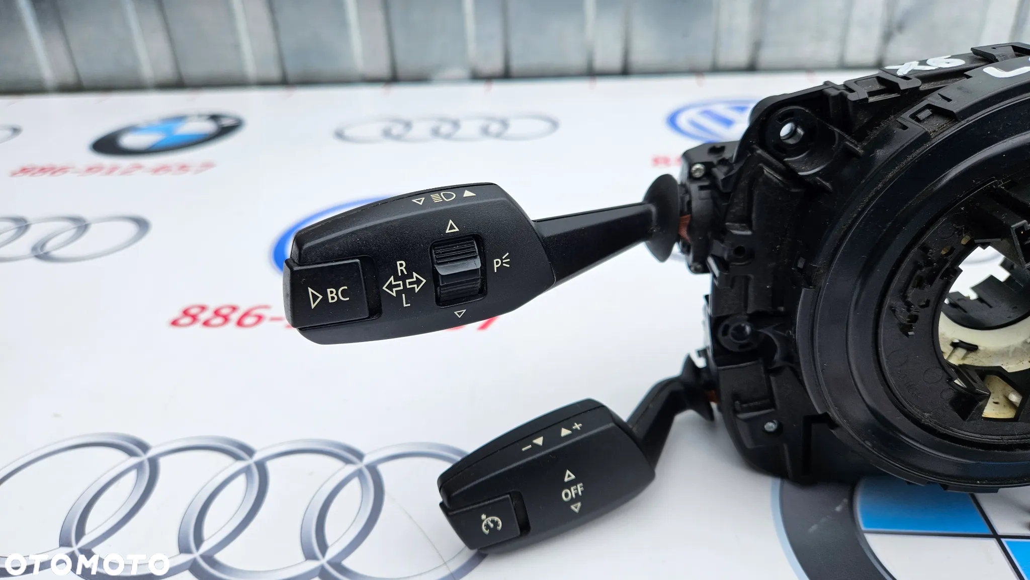 BMW X6 E71 LIFT LCI Manetki Przełącznik Zespolony Taśma Kaseta sprzęgacza obrotowego Pająk 9122509 9169072 - 2