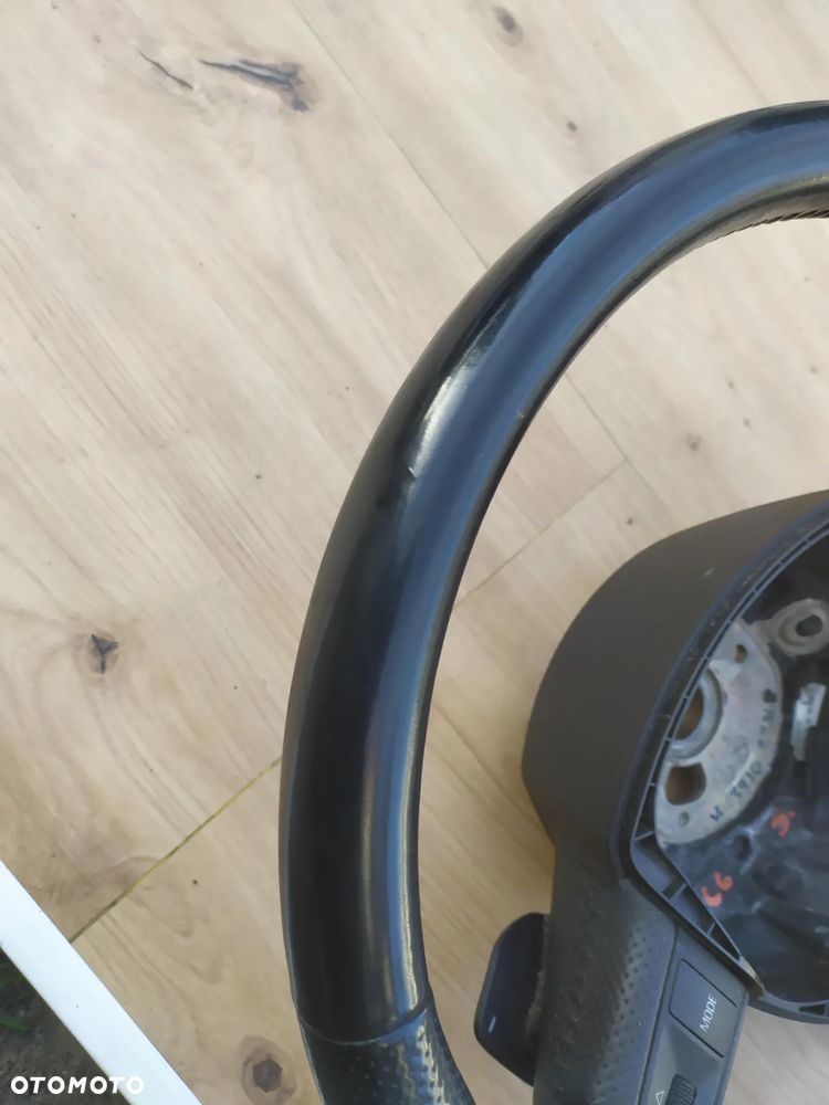 AUDI A6 C6 A8 D3 LIFT Q7 KIEROWNICA TRÓJRAMIENNA CZARNA SOUL ŁOPATKI - 7