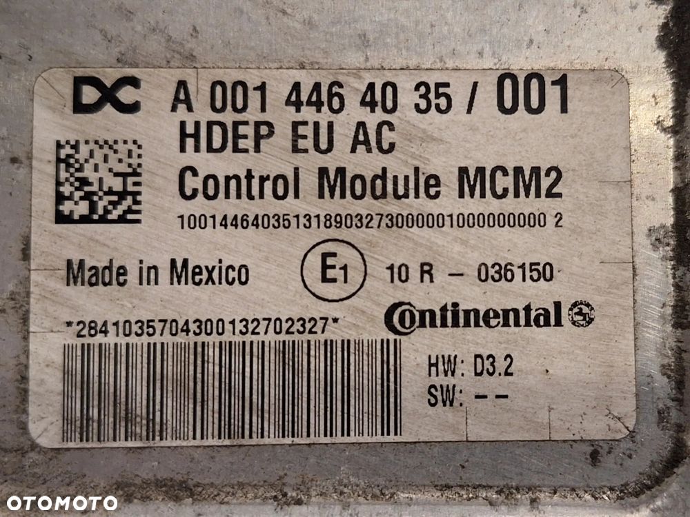 Mercedes-Benz OE ACTROS AXOR ATEGO   Sterownik Silnika Komputer A0014464035 001 OM471LA - 3
