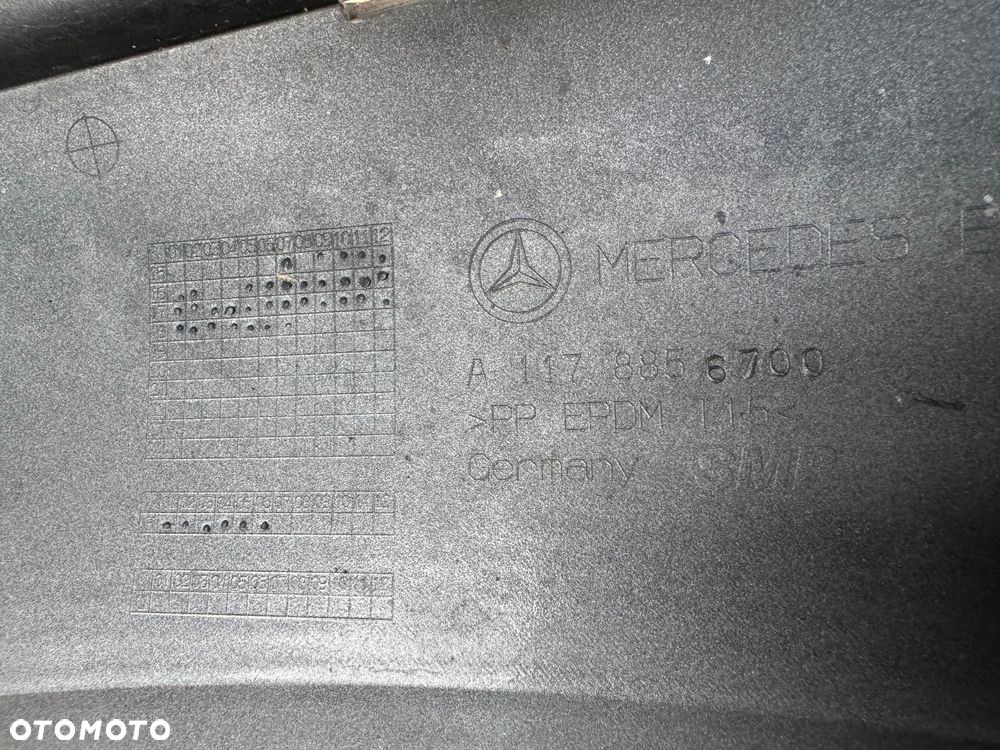 ZDERZAK PRZÓD PRZEDNI MERCEDES-BENZ CLA W117 LIFT 45 AMG SPOILER LISTWA DÓŁ A1178856700 ORYGINAŁ - 14