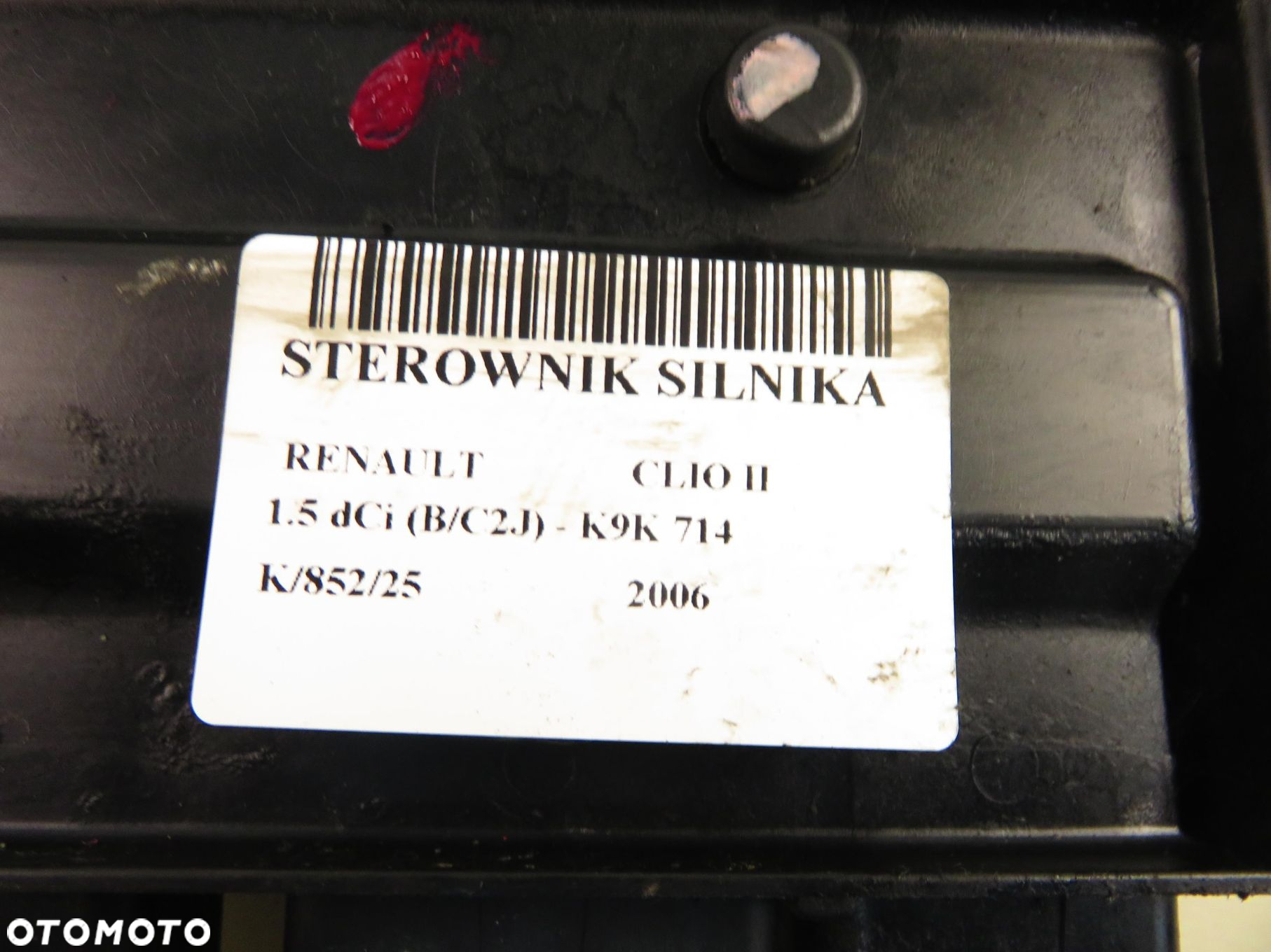 STEROWNIK RENAULT CLIO II 1.5 dCi 68 - K9K 714 8200513076 8200562518 - 2