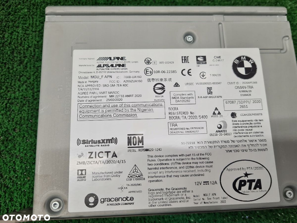 BMW G15 RADIO NAVI NAWIGACJA 5A5EFA3 - 3