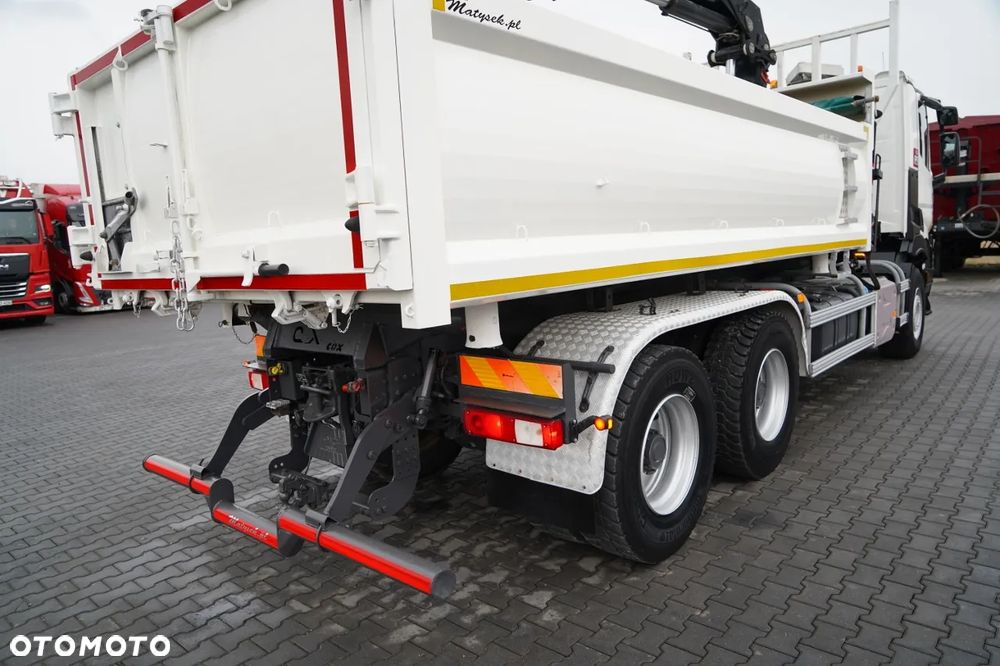Renault C 430 / 6x4 / WYWROTKA 2 STRONNA / HYDROBURTA + HDS HIAB 211 EP-3 / EURO 6 / STEROWANIE RADIOWE / ROTATOR / ŁYŻKA - 19