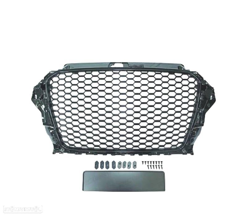GRELHA AUDI A3 8V BERLINA SPORTBACK CABRIO 12-16 LOOK RS3 SEM PDC - 1