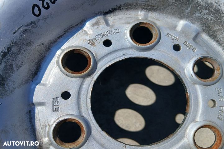 Janta tabla cu anvelopa 16 A9074014800 235/65 R16 ET54 61/2JX16H2 A90 - 3