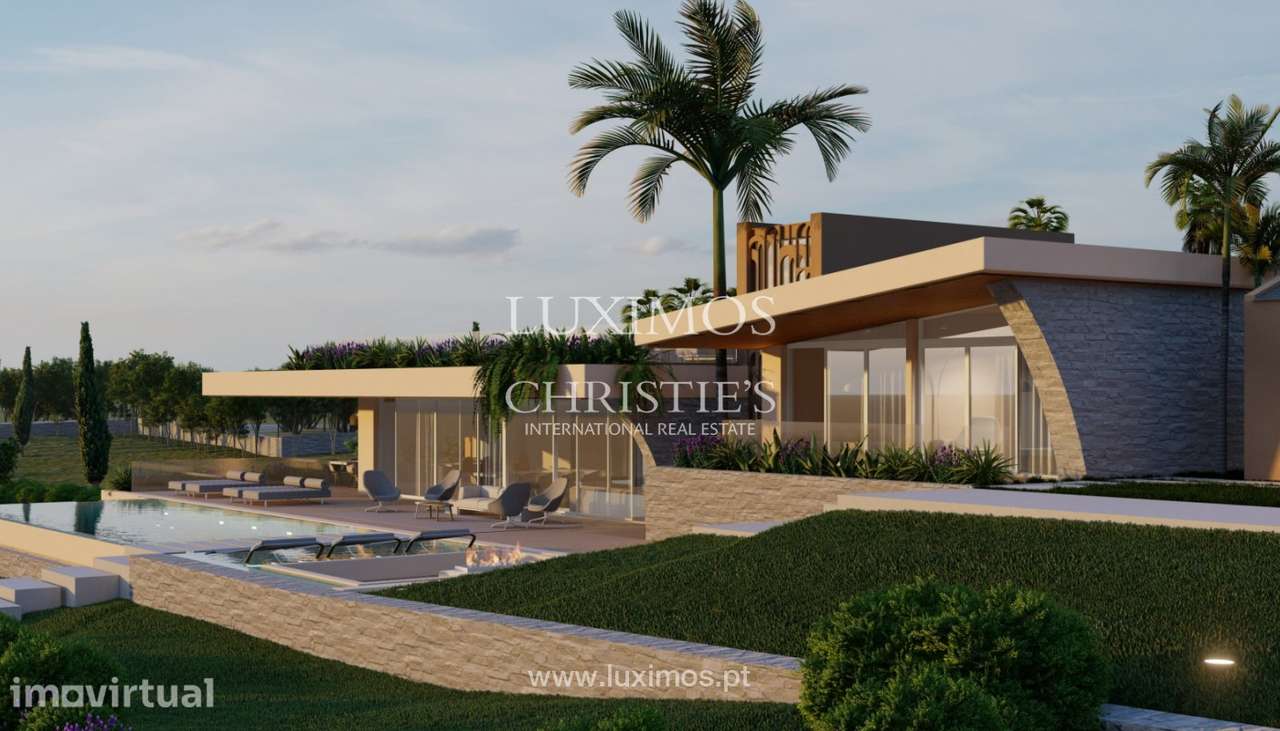 Terreno com projeto e vista mar à venda em Boliqueime, Algarve - Grande imagem: 4/11