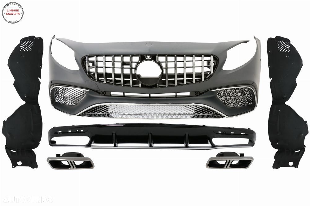 Pachet Exterior Mercedes S-Class C217 Coupe Sport Line (2015-2021) S63 Design- livrare gratuita - 1