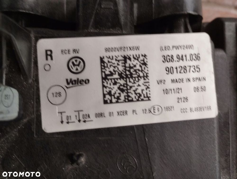 Lampa prawa lewa Full LED VW Arteon 3G8 - 12