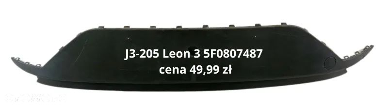 Leon 3 spoiler zderzaka tylnego Leon 4 5F0807487 5FA807568B C-Max 2 AM51-R17A894-A - 1