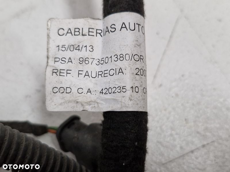 CITROEN DS4 WIĄZKA INSTALACJA ZDERZAKA PDC TYŁ 9673501380 - 7