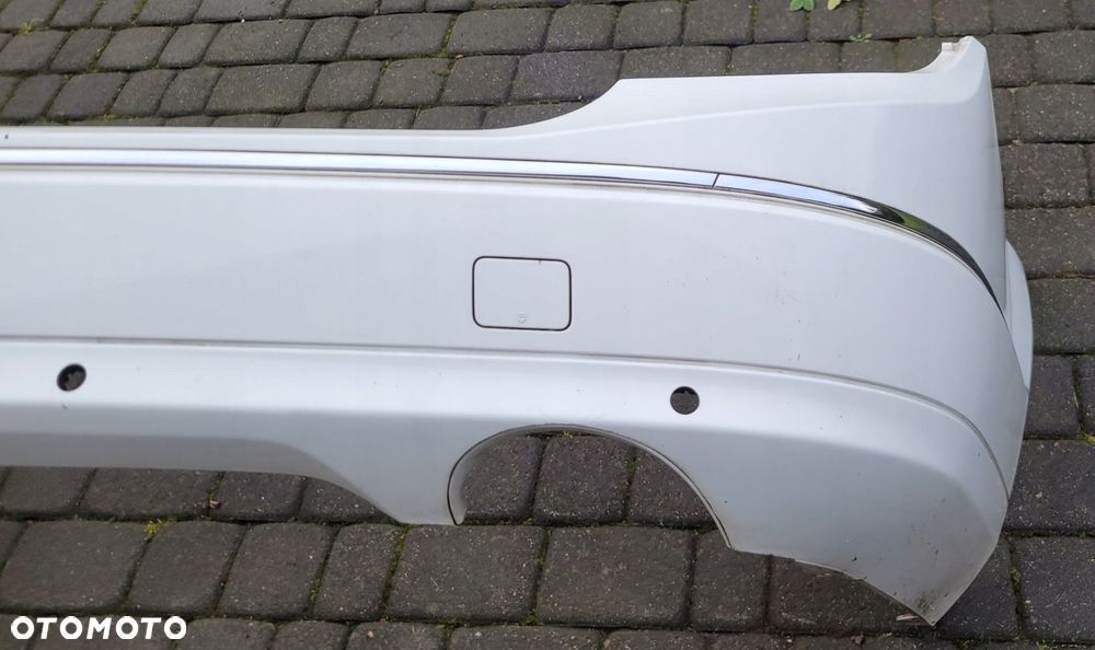 MERCEDES W204 KOMBI ZDERZAK TYLNY TYŁ 3.0 CDI V6 2 WYDECHY 650 BIAŁY - 6