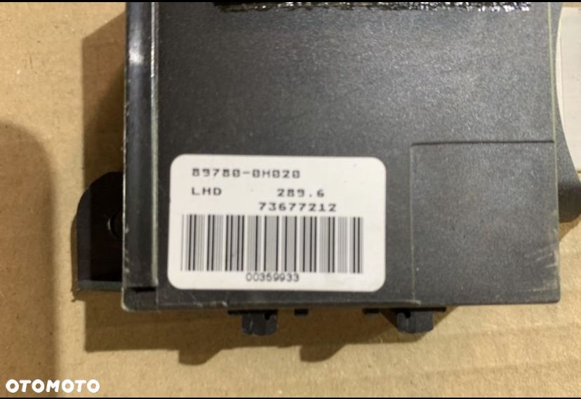 89870-0H020 Moduł immobilizer peugeot 107 citroen c1 toyota aygo - 2