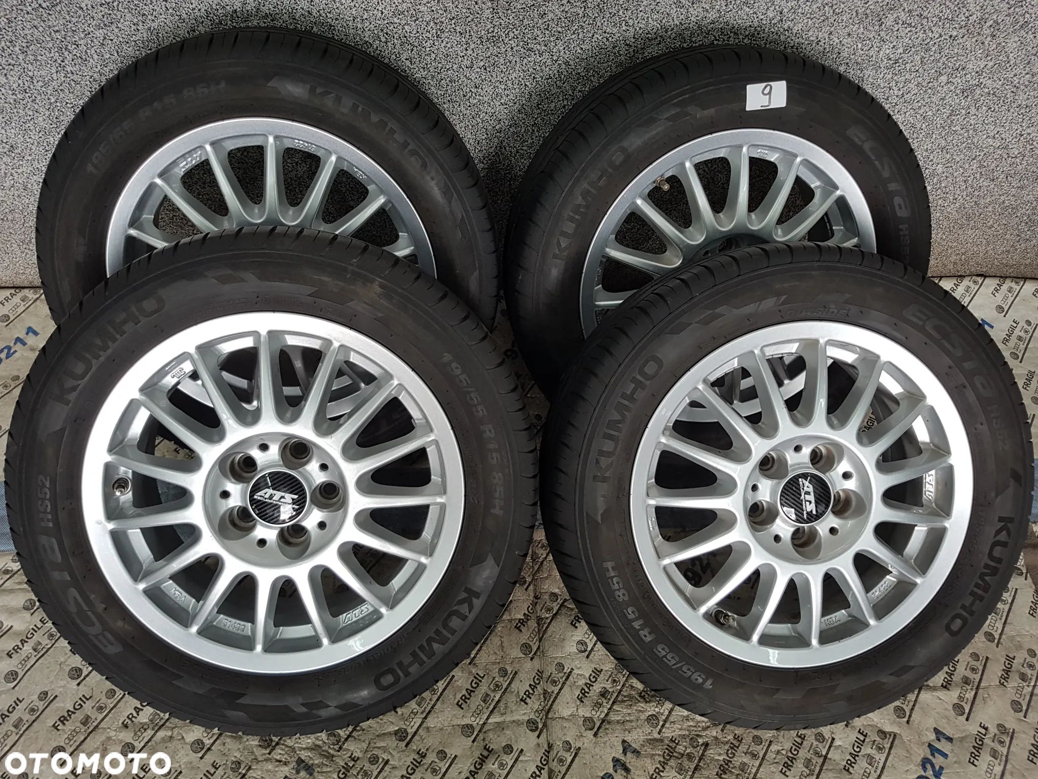 KOŁA SEAT IBIZA WV POLO SKODA FABIA  5X100  195/55R15 6JX15 ET38 - 1