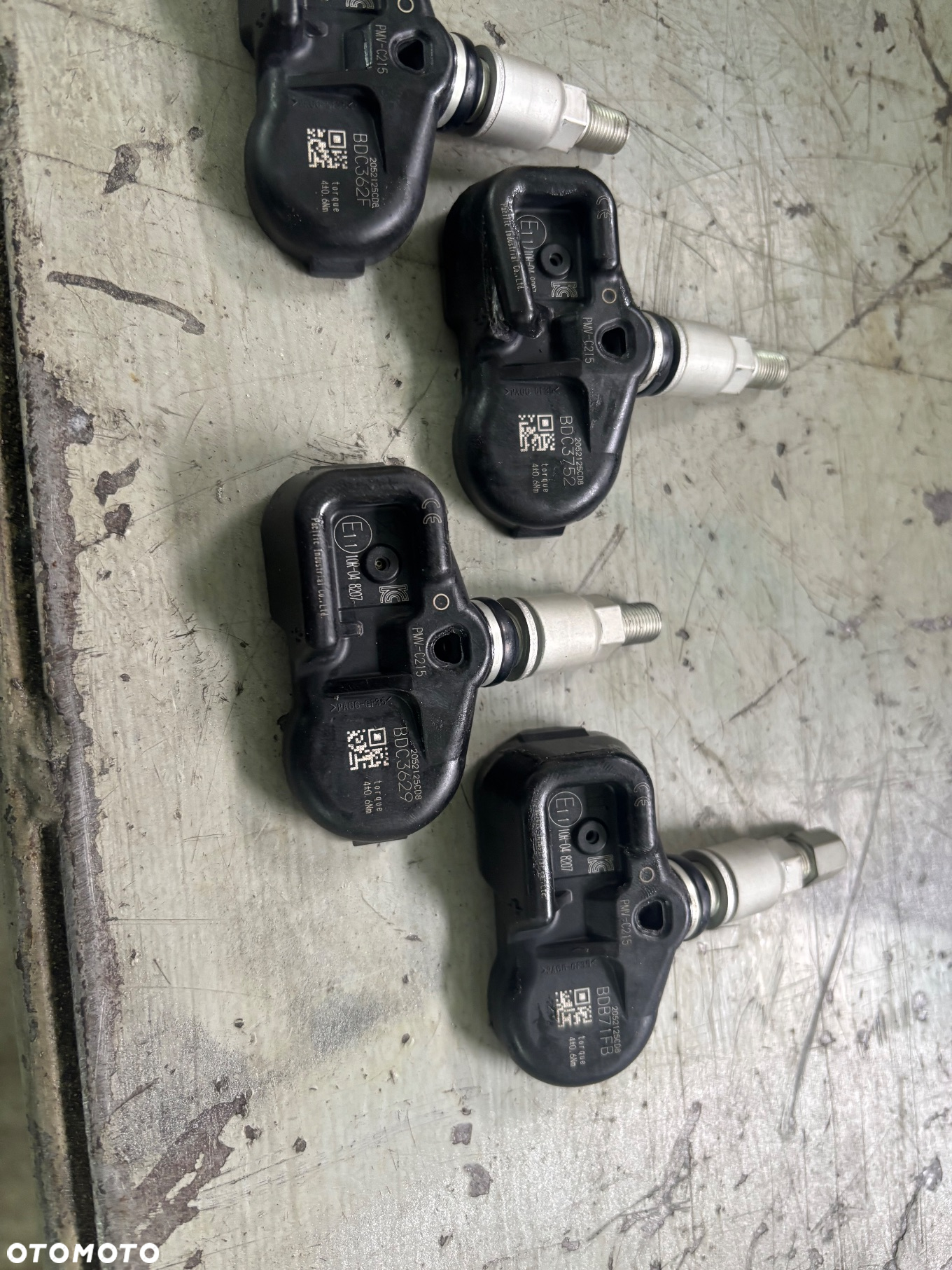 TOYOTA CZUJNIKI CISNIENIA POWIETRZA TPMS PMV-C215 KOMPLET - 3